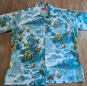 Flawless 1960's Hawaiian Shirt, King's Road Shop By Sears